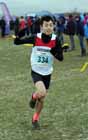 Markhim Lonsdale (Gateshead) winning the under-15 boys, NEHL, Prudhoe.